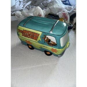 SCOOBY DOO Cartoon Network Mystery Machine 2000 Lidded Cookie Jar Original Box
